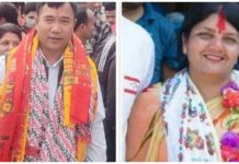 गोदावरीमा काँग्रेसबाट गजेन्द्र महर्जन र उपप्रमुखमा मुना अधिकारी पुनः विजयी