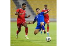 नेपाली राष्ट्रिय फुटबल टोली मैत्रीपूर्ण खेलमा ओमानसँग २–० ले पराजित