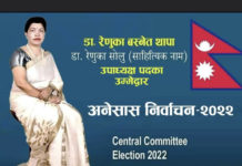 नेपालको प्रतिनिधित्व गर्दै डा.रेणुका सोलु अनेसासको उपाध्यक्षमा भिड्दै