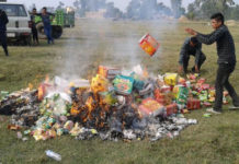 बजार अनुगमनः म्याद गुज्रेको सामान नष्ट