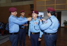 १७ जना प्रहरी नायव महानिरीक्षकहरु दर्ज्यानी चिन्हबाट सुशोभित