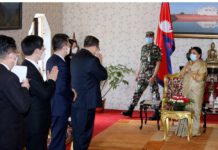 राष्ट्रपतिसँग चिनियाँ नेताको शिष्टाचार भेट