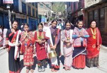 बेनीमा खेलाडीहरुलाई बाजागाजासहित स्वागत