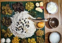 नेवार समुदायले कुछी भ्वय खाएर महाअष्टमी पर्व मनाउँदै