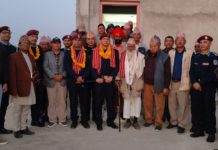 प्रहरी महानिरीक्षक धिरज प्रताप सिंह र पूर्व प्रहरी कर्मचारीहरूबीच अन्तरक्रिया सम्पन्न