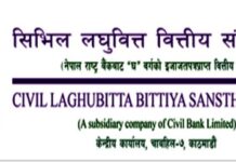 सिभिल लघुवित्त वित्तीय संस्थाको स्वतन्त्र सञ्चालकमा रुद्र प्रसाद दाहाल नियुक्त
