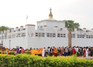 लुम्बिनी घुम्न जाने विदेशी तथा आन्तरिक पर्यटकमा वृद्धि