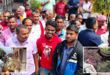 कलैया उपमहानगरपालिकामा किसानको प्रदर्शन