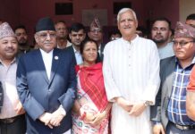 प्रधानमन्त्री र लेखराज भट्टबीच भेटघाट