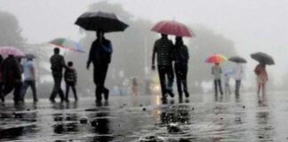 देशका विभिन्न स्थानमा बर्षा हुने