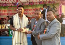 आफूले पाएको सम्मान कप्तान किरणले दुई संस्थालाई सहयोग