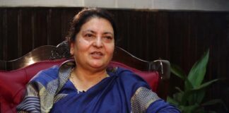 Former President Bhandari insists on resolution against plastic pollution
