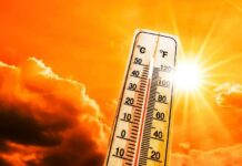 चीन अत्यधिक तापक्रम ५२ दशमलव २ डिग्री सेल्सियस