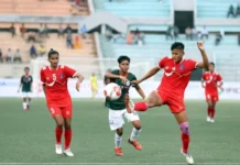 बंगलादेशसँगको मैत्रीपूर्ण खेलमा नेपालले बराबरी खेल्याे