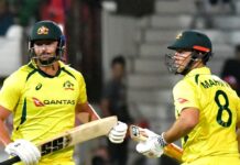 टी–२० सिरिजको पहिलो खेलमा अस्ट्रेलिया १ सय ११ रनले विजयी