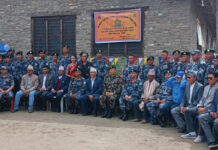 विपत् व्यवस्थापनमा सशस्त्र प्रहरी सहयोगी