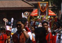 बसन्तपुर दरबार क्षेत्रमा आज गाईजात्रा मनाइयाे