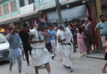 बेनीमा गोरु नाच प्रदर्शन