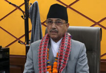 रक्षामन्त्री पूर्णबहादुर खड्का कार्यवाहक प्रधानमन्त्री