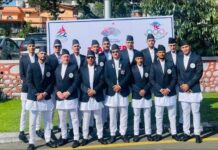 १९औं एसियाली खेलकुदमा नेपालली पुरुष भलिबल टाेलीेले बहराइनसँगै भिड्दै