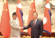 नेपाल-चीनबीचको सम्बन्धमा नयाँ ऊर्जा थपिएको छ : चिनियाँ प्रधानमन्त्री