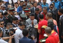 राष्ट्रपति पौडेल पाटनस्थित कृष्ण मन्दिर दर्शन