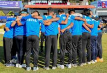 आईसीसी टि-२० विश्वकप छनाैटमा सिंगापुर विरुद्ध नेपालको उत्कृष्ट प्रदर्शन