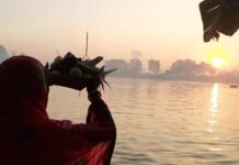 सूर्यलाई अर्घ दिएर छठ पर्वको समापन