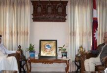 परराष्ट्रमन्त्री साउदसँग कतारका विदेश राज्यमन्त्री सुल्तानबीच भेट