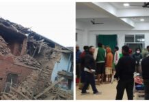 जाजरकाेटमा भुकम्प जादा १ सय जना नाघ्याे