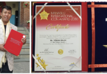 यमन माझिलाई ‘ऐतिहासिक मनास्लु अन्तर्राष्ट्रिय आइकन अवार्ड’