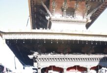 सांसद एकनाथ ढकालद्वारा मनकामना मन्दिरमा बिशेष पूजा