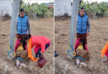 सिन्धुलीमा एक महिलालाई पोलमा बाँधेर निर्घात कुटपिट