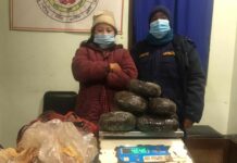 ४ किलो ६ सय ४६ ग्राम लागु औषध चरेससहित महिला पक्राउ