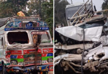 ट्रक र जीप एकआपसमा ठोक्किँदा २ जनाको मृत्यु