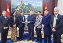 बार एसोसिएसनका प्रतिनिधि र चीनका राजदूत सोङबीच शिष्टाचार भेटवार्ता