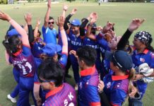 नेपालले मलेसियालाई १ सय १६ रनको लक्ष्य प्रस्तुत