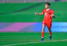 वाफमा साम्बाकाे ह्याट्रिक