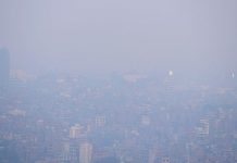 वायु प्रदर्शन अत्याधिक रहकाले मास्क लगाउन अनुराेध