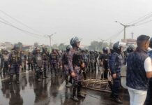 राप्रपा र सुरक्षामा खटिएका प्रहरी बिच झडप