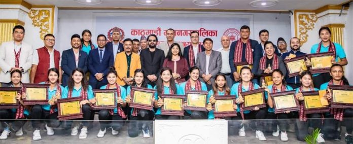 Nepal-woman-volleyball-team