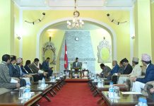 सम्माननीय राष्ट्रपतिसँग प्रमुख निर्वाचन आयुक्तहरुको शिष्टाचार भेट