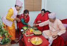 शीतल निवासमा घटस्थापना