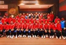 मैत्रीपूर्ण खेल्न जाने नेपाली राष्ट्रिय पुरुष फुटबल टोलीलाई बिदाइ