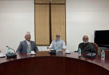 सीपिआइएमका नेताहरुसँग बामदेव गौतमकाे भेटवार्ता