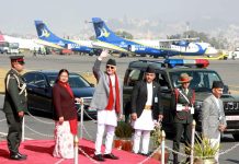 प्रधानमन्त्री केपी ओली चीन प्रस्थान