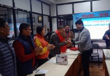 नेपालभाषा स्यनामि दबूका पदाधिकारीहरूले शपथ खाए