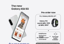 सामसङ नयाँ ग्यालेक्सी ए५६ ५जी स्मार्टफोनको प्रि-अर्डर घोषणा