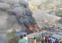 बाम्का बजारमा भीषण आगलागी