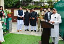 पाकिस्तानी दूतावासमा झन्डोत्तोलन